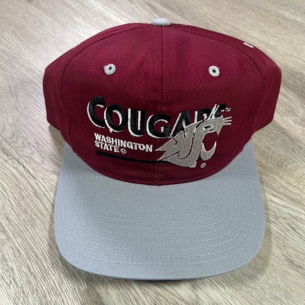 VTG Washington State Cougars Snapback Hat College Twins Enterprise Cap